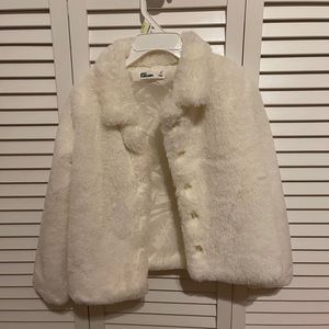 White formal coat